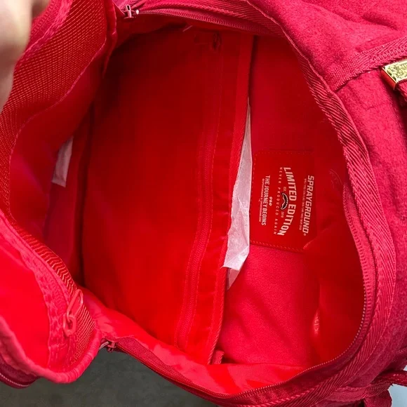 Sprayground Vibrant Red Backpack - Picture 11 of 16